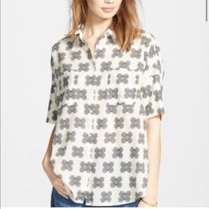 MADEWELL Courier Shirt Ornamental Clover sz m